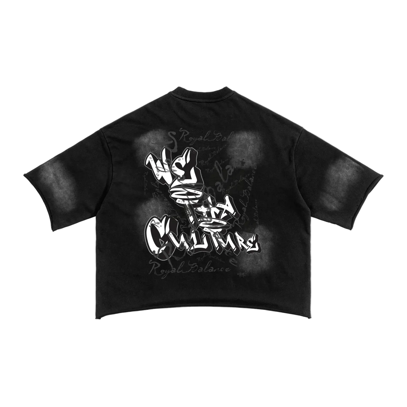 Royal Balance Apparel Fearless Sunfade French Terry Raw Edge T-Shirt