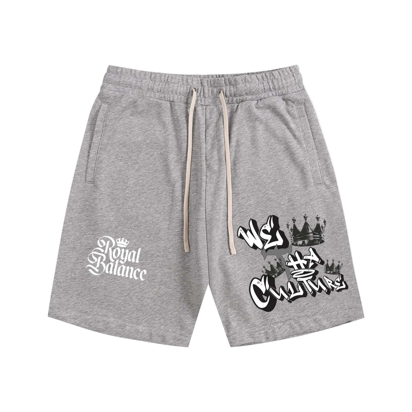 Royal Balance Apparel We Tha Culture Essential Cotton Shorts