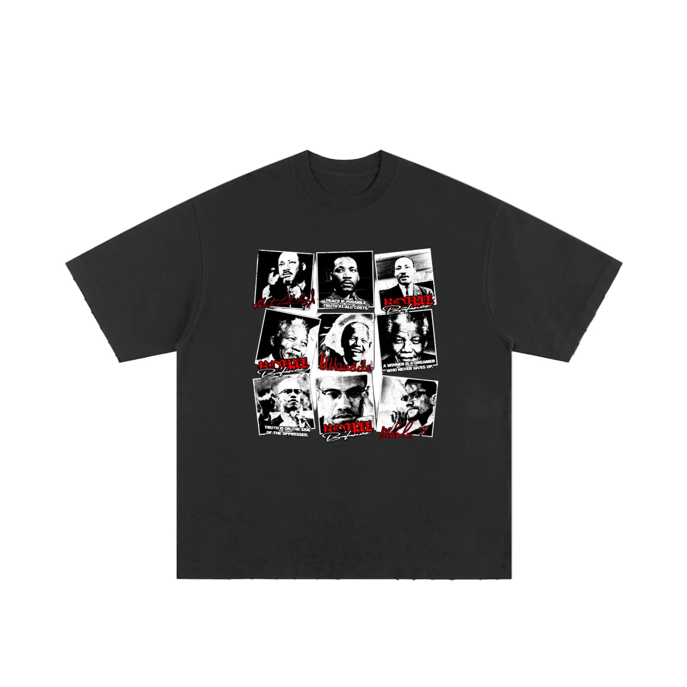 Royal Balance Apparel Rise Unite Fight Heavyweight Hand-frayed T-Shirt