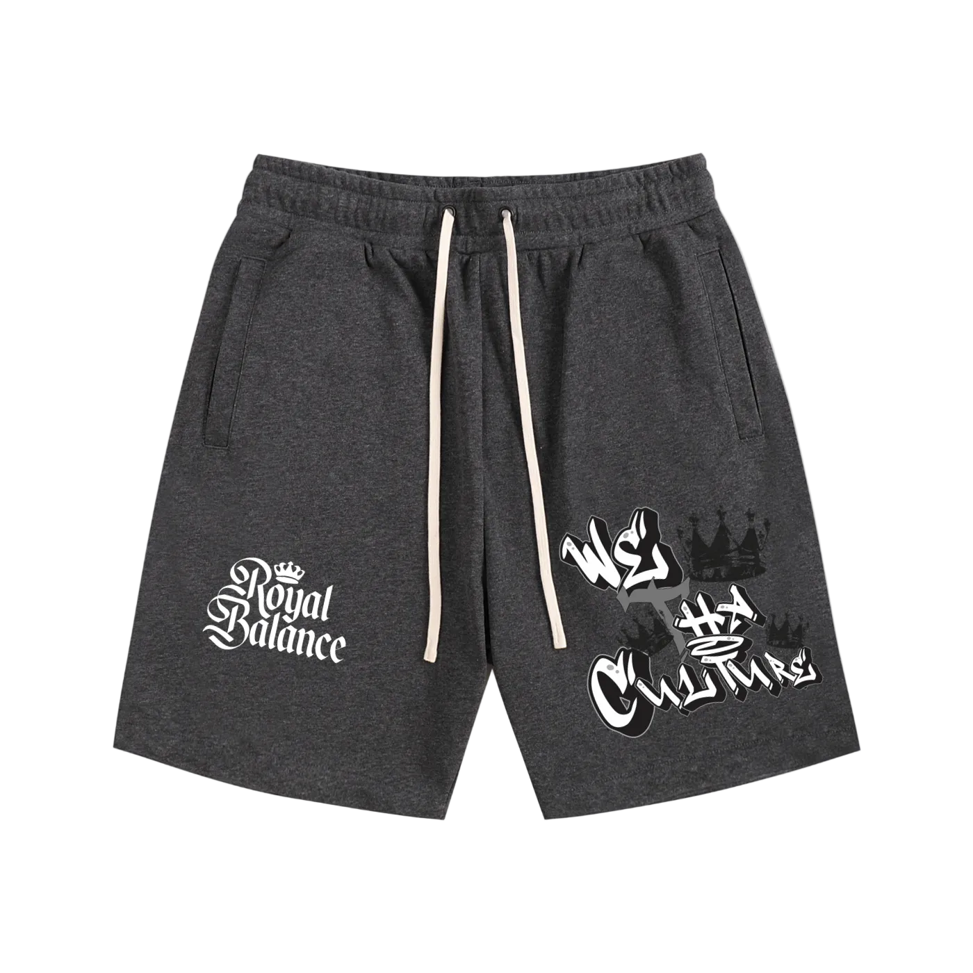Royal Balance Apparel We Tha Culture Essential Cotton Shorts