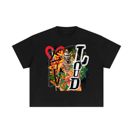 Royal Balance Apparel X Only Loud Love Spiritual Warrior Essential Cotton Boxy T-Shirt