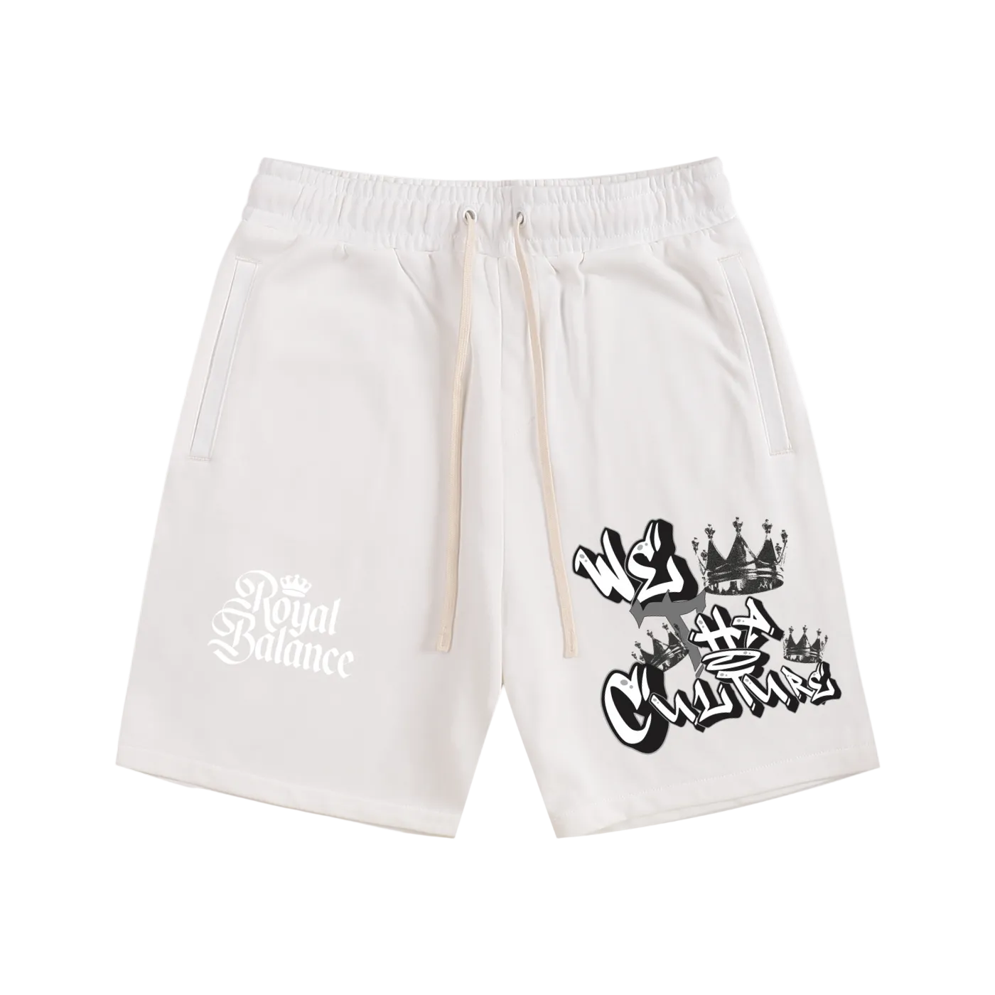 Royal Balance Apparel We Tha Culture Essential Cotton Shorts