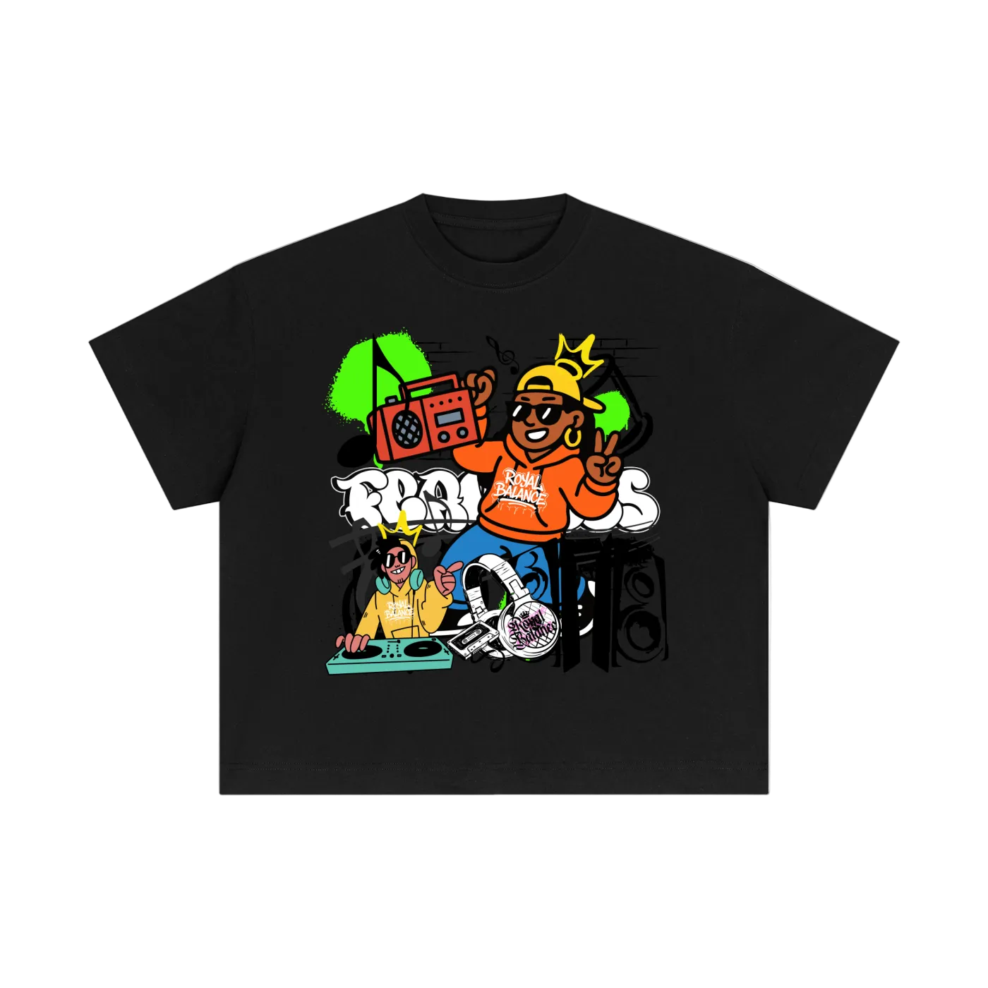 Royal Balance Apparel Fearless Queen Essential Cotton Boxy T-Shirt