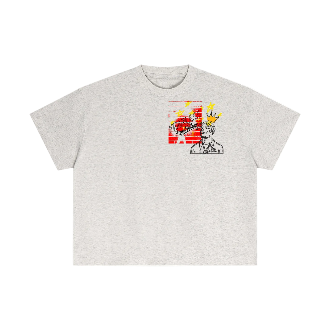 Royal Balance Apparel Fearless Passion Essential Cotton Boxy T-Shirt