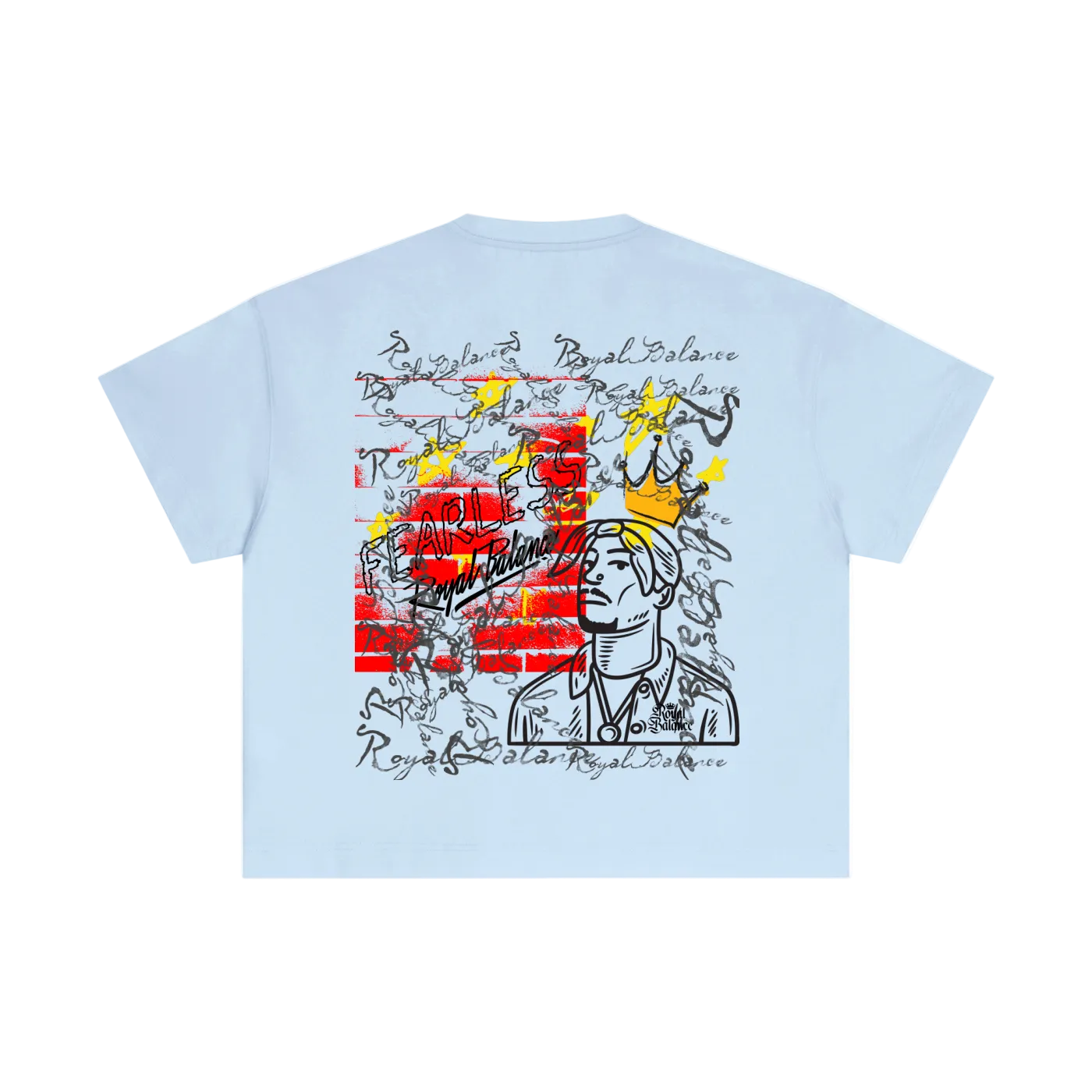 Royal Balance Apparel Fearless Passion Essential Cotton Boxy T-Shirt