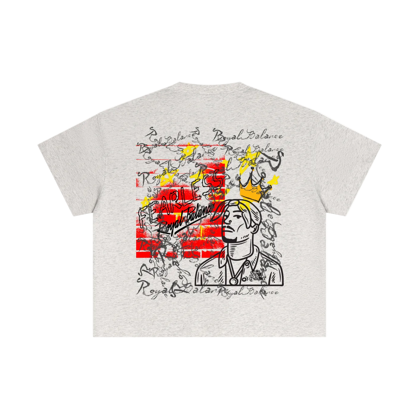 Royal Balance Apparel Fearless Passion Essential Cotton Boxy T-Shirt
