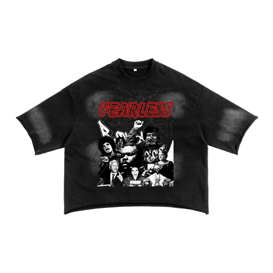 Royal Balance Apparel Fearless Sunfade French Terry Raw Edge T-Shirt